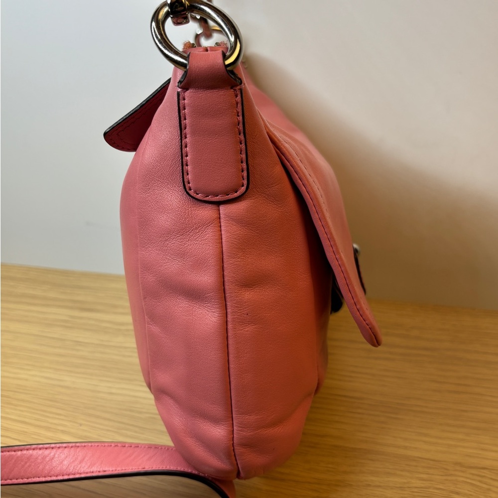 Vintage Coach Kristin Pink Leather‎ Hobo Bag - Picture 7 of 16
